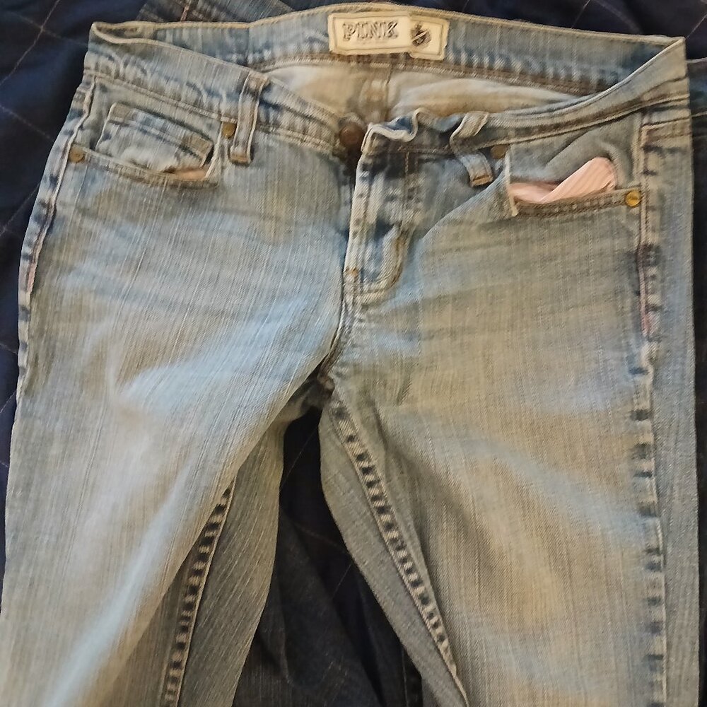 3 pairs VS pink jeans size 8